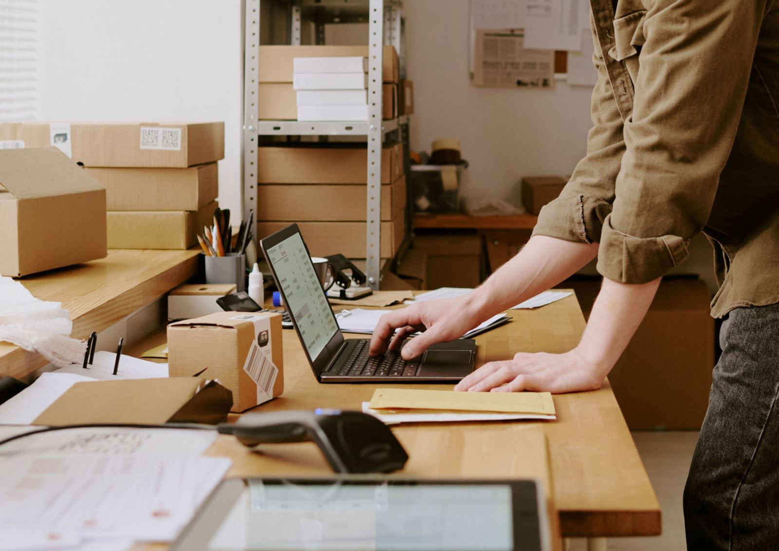 Workwear branding and order process